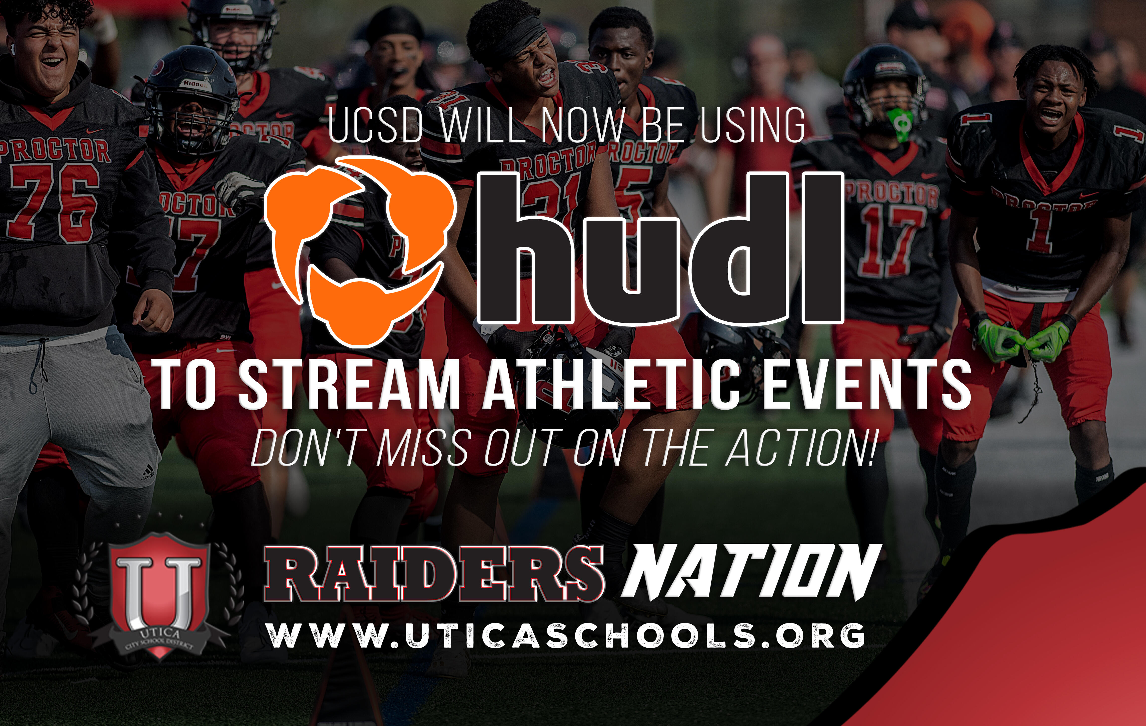 UCSD kini akan menggunakan HUDL TV untuk menstrim acara sukan. Jangan terlepas aksi!